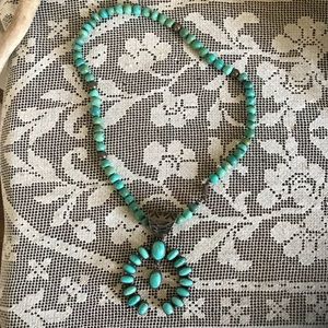 Turquoise Native American Looking Necklace